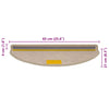 Itsekiinnittyvät porrasmatot sisaltyyli 30 kpl 65x21x4 cm beige