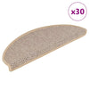 Itsekiinnittyvät porrasmatot sisaltyyli 30kpl 65x21x4cm v.beige