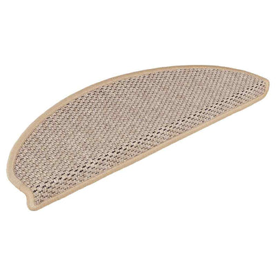 Itsekiinnittyvät porrasmatot sisaltyyli 30kpl 65x21x4cm v.beige