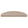 Itsekiinnittyvät porrasmatot sisaltyyli 30kpl 65x21x4cm v.beige