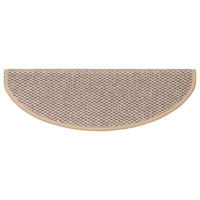 Itsekiinnittyvät porrasmatot sisaltyyli 30kpl 65x21x4cm v.beige