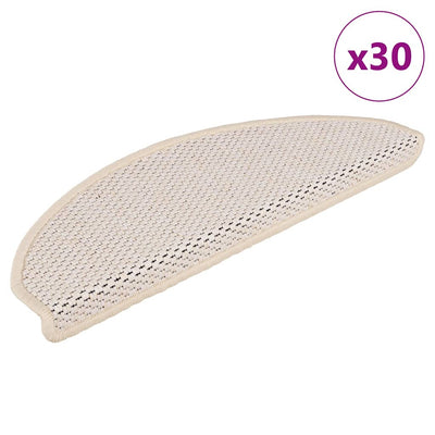 Portaiden matot Itsekiinnittyvä Sisal-Look 30 kpl Berber