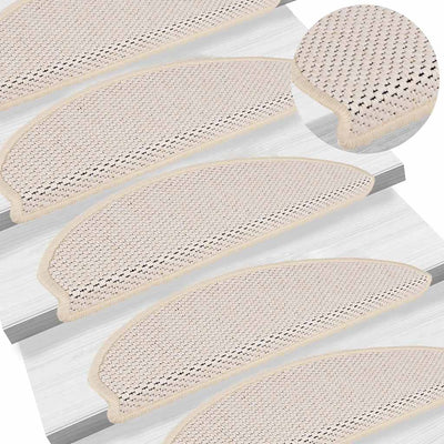 Portaiden matot Itsekiinnittyvä Sisal-Look 30 kpl Berber
