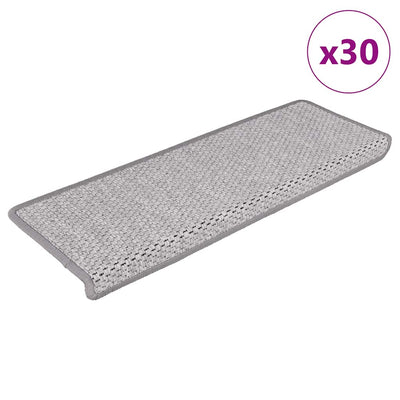 Portaiden matot Itsekiinnittyvä Sisal-Look 30 kpl 65x21x4 cm