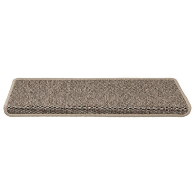 Itsekiinnittyvät porrasmatot sisaltyyli 30 kpl 65x21x4 cm beige