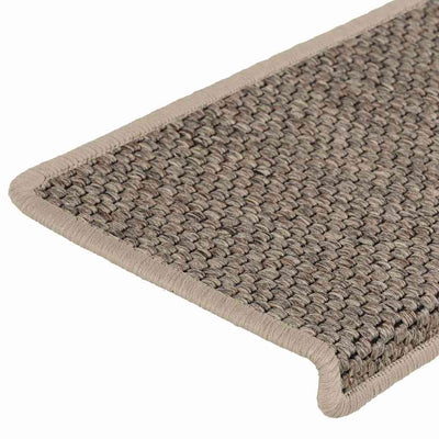 Itsekiinnittyvät porrasmatot sisaltyyli 30 kpl 65x21x4 cm beige