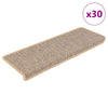 Itsekiinnittyvät porrasmatot sisaltyyli 30kpl 65x21x4cm v.beige