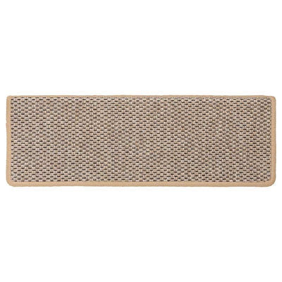 Itsekiinnittyvät porrasmatot sisaltyyli 30kpl 65x21x4cm v.beige