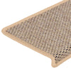 Itsekiinnittyvät porrasmatot sisaltyyli 30kpl 65x21x4cm v.beige