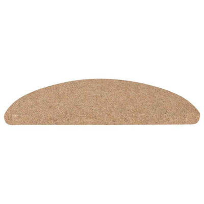 Itsekiinnittyvät porrasmatot 20 kpl beige 65x22,5x3,5 cm