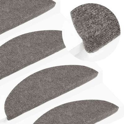 Porrasmatot Itsekiinnittyvät 20 kpl Harmaa 56x17x3 cm
