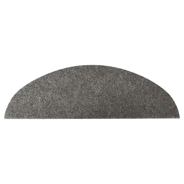 Porrasmatot Itsekiinnittyvät 30 kpl Harmaa 56x17x3 cm