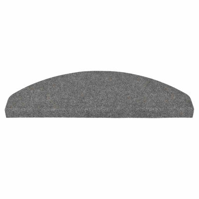 Itsekiinnittyvät porrasmatot 30 kpl harmaa 65x22,5x3,5 cm
