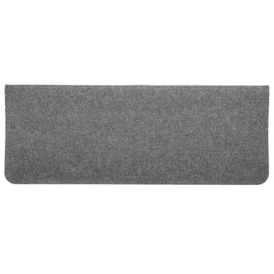 Porrasmatot Itsekiinnittyvät 30 kpl Harmaa 65x24,5x3,5 cm