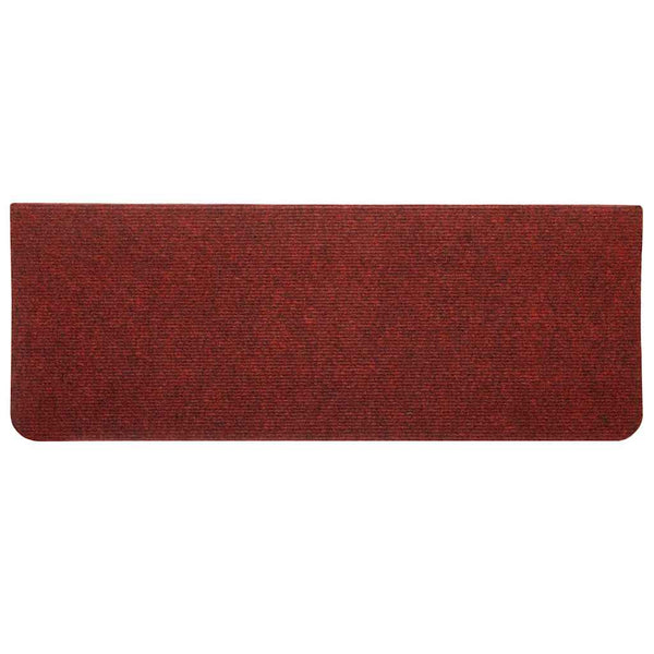 Porrasmatot Itsekiinnittyvät 30 kpl Punainen 65x24,5x3,5 cm