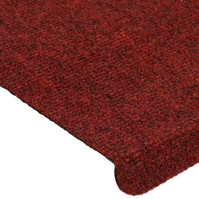 Porrasmatot Itsekiinnittyvät 30 kpl Punainen 65x24,5x3,5 cm