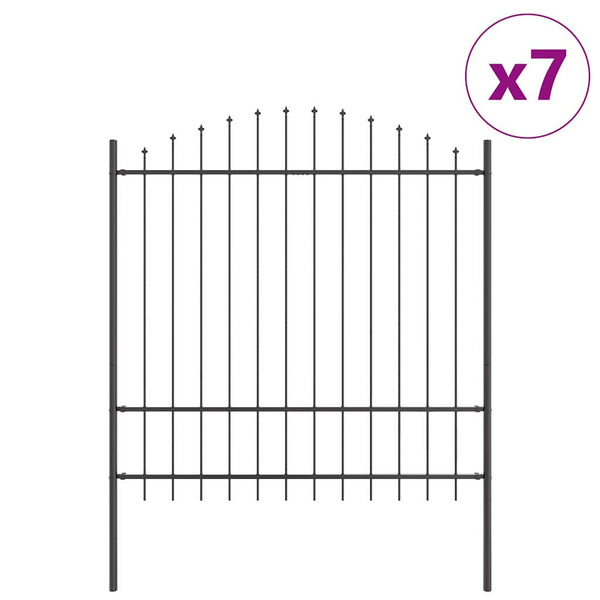 Puutarha-aita WOERDEN 7 kpl 170 x 215 cm Jauhemaalattu Teräs