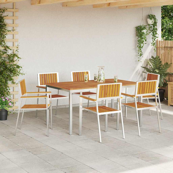 Ulkoterassitarjotin 7 kpl 150 x 90 x 75 cm