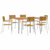 Ulkoterassitarjotin 7 kpl 150 x 90 x 75 cm