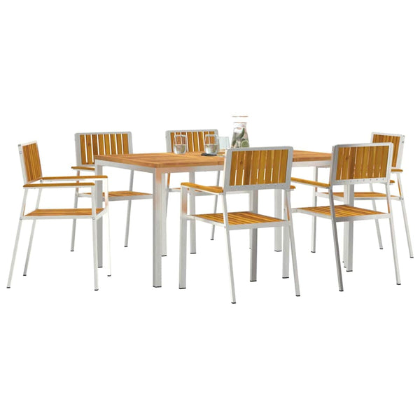 Ulkoterassitarjotin 7 kpl 150 x 90 x 75 cm
