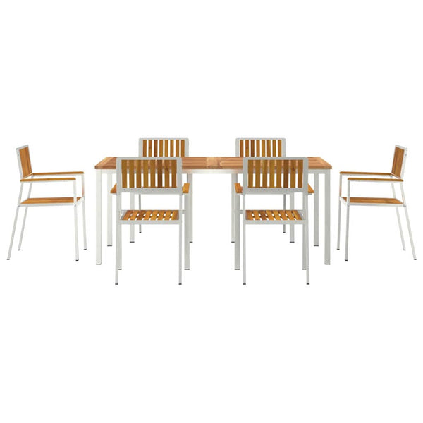 Ulkoterassitarjotin 7 kpl 180 x 90 x 75 cm