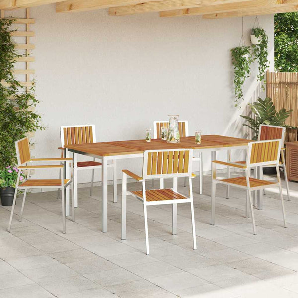 Ulkoterassitarjotin 7 kpl 200 x 90 x 75 cm