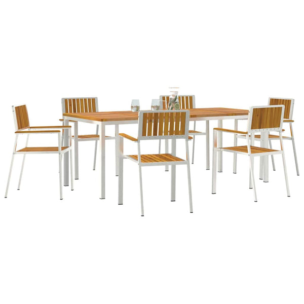 Ulkoterassitarjotin 7 kpl 200 x 90 x 75 cm