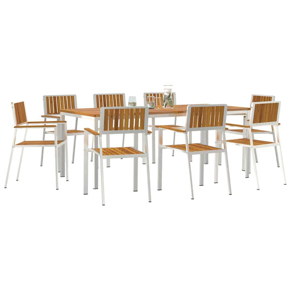 Ulkoterassitarjotin 9 kpl 200 x 90 x 75 cm