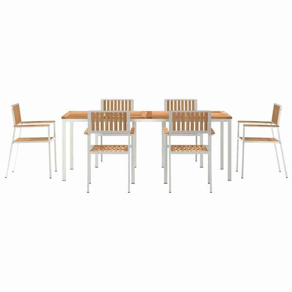 Ulkoterassitarjotin 7 kpl 200 x 90 x 75 cm