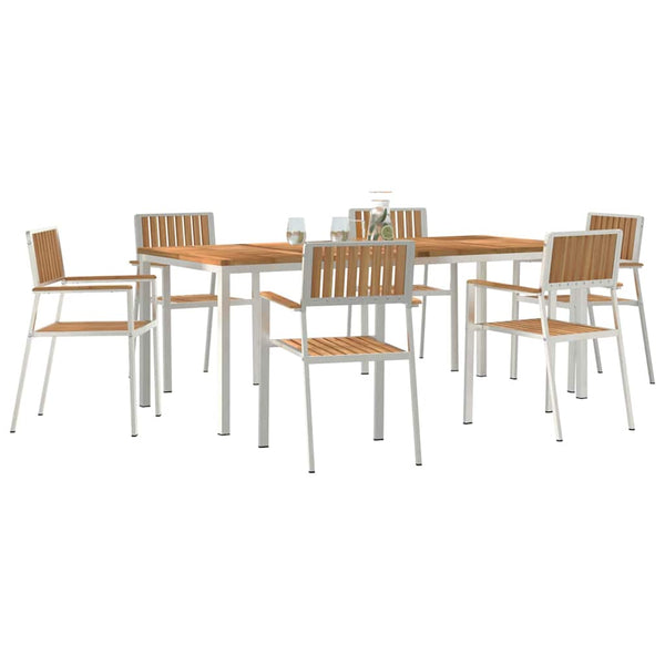 Ulkoterassitarjotin 7 kpl 200 x 90 x 75 cm