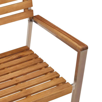 Ruskea puutarhan tuoli Musulmana 56x54.5x87cm (6 pcs, akaasiapuu)