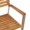 Ruskea puutarhan tuoli Gafrawi 56x54.5x87cm (8 pcs, akaasiapuu)