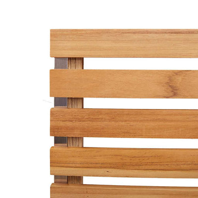 Ruskea puutarhan tuoli Eromin 56x54.5x87cm (8 pcs, tiikki)