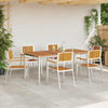 Ruskea puutarhan tuoli Oliviu 56x54.5x87cm (6 pcs, akaasiapuu)