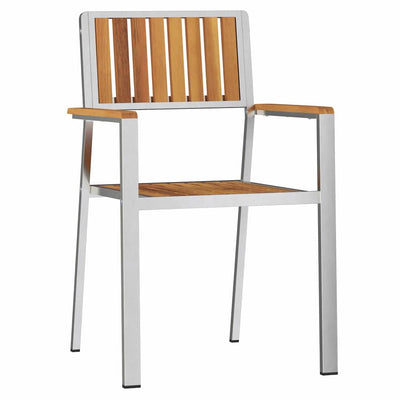 Ruskea puutarhan tuoli Oliviu 56x54.5x87cm (6 pcs, akaasiapuu)