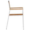 Ruskea puutarhan tuoli Oliviu 56x54.5x87cm (6 pcs, akaasiapuu)