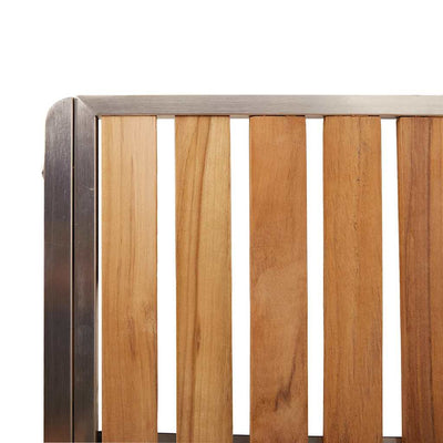 Ruskea puutarhan tuoli Keenen 56x54.5x87cm (8 pcs, tiikki)