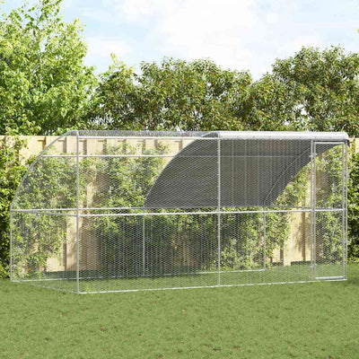 Hopea kanahäkki Mariia 400x200x198.5cm (galvanoitu teräs)