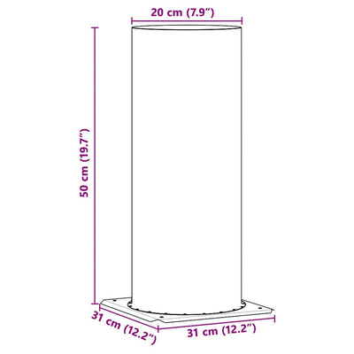 Hopea savuhormin päälaajennus Szende 31x31x50cm (ruostumaton teräs)