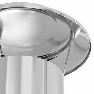 Savuhormin Laajennus Hopea 25 x 25 x 132 cm Ruostumaton teräs