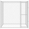 Koiranhäkki Hopea 200 x 200 x 200 cm Galvanoitu teräs