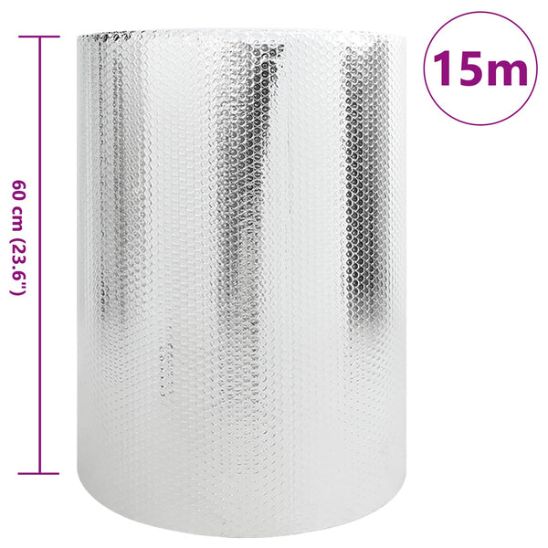 Patterin lämpöheijastin Hopea 15 x 0,6 m Polyeteeni