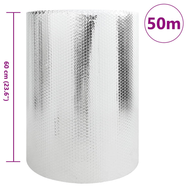 Patterin lämpöheijastin Hopea 50 x 0,6 m Polyeteeni