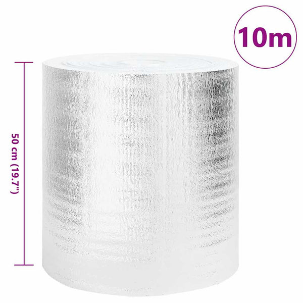 Patterin lämpöheijastin Hopea 10 x 0,5 m Polyeteeni