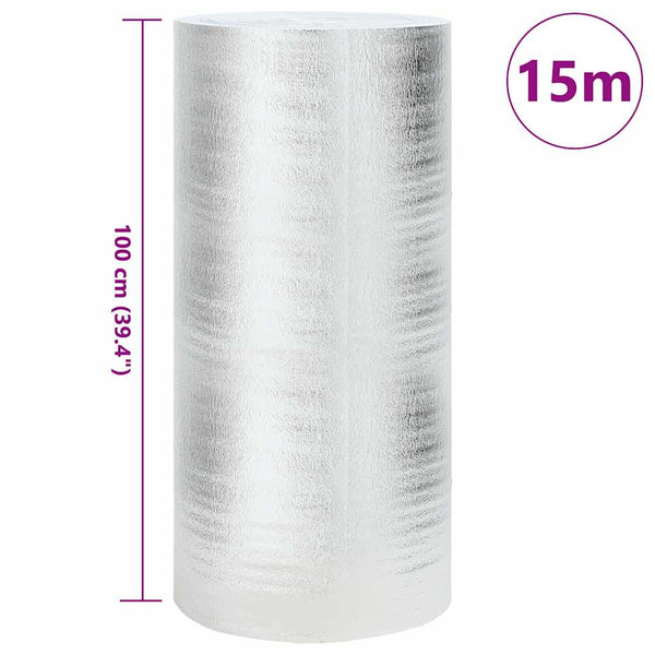 Patterin lämpöheijastin Hopea 15 x 1 m Polyeteeni