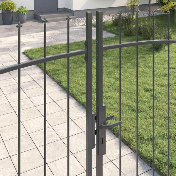 Kaksiosainen portti WOERDEN 299,5 x 249,5 cm Teräs Lukittava
