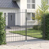 Kaksiosainen portti WOERDEN 299,5 x 249,5 cm Teräs Lukittava