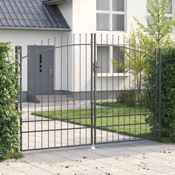 Kaksiosainen portti WOERDEN 299,5 x 249,5 cm Teräs Lukittava