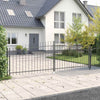 Kaksiosainen portti WOERDEN 400 x 199,5 cm Teräs Lukittava