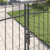 Kaksiosainen portti WOERDEN 400 x 224,5 cm Teräs Lukittava
